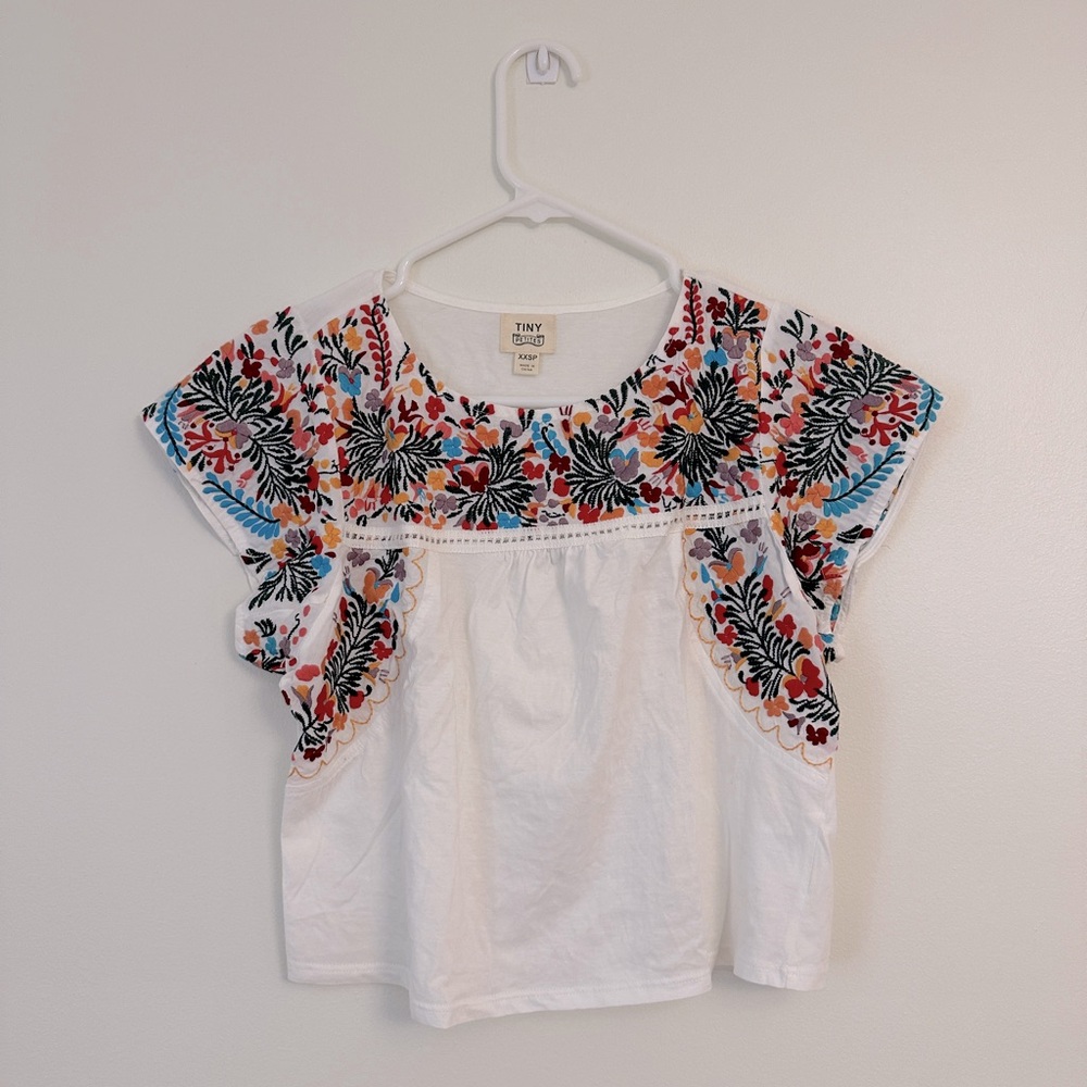 Tiny Petites White Blouse Size XXS/P